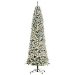 HOMCOM Pre-Lit Snow-Flocked Slim Douglas Fir Artificial Christmas Tree with Realistic Branches 22 HOMCOM Pre-Lit Snow-Flocked Slim Douglas Fir Artificial Christmas Tree with Realistic Branches -Outlet Xmas Decor Tree Store GUEST 88b976ee bed2 4448 a4c3 cc78b4e5fbea
