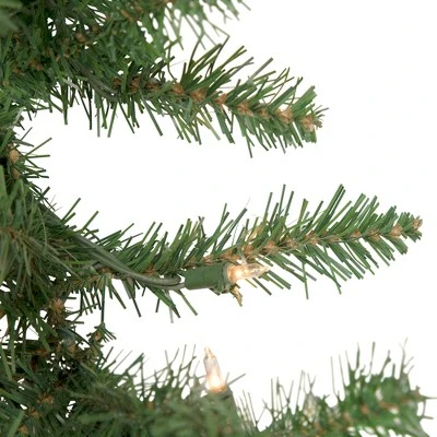Northlight 9' x 12 Pre-Lit Winona Fir Artificial Christmas Garland - Clear Lights 4 Northlight 9' x 12 Pre-Lit Winona Fir Artificial Christmas Garland - Clear Lights - Image 2