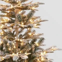 Puleo 7.5ft Pre-lit Artificial Christmas Tree Flocked Full Alaskan Fir 6 Puleo 7.5ft Pre-lit Artificial Christmas Tree Flocked Full Alaskan Fir -Outlet Xmas Decor Tree Store GUEST 89d43085 d201 4c89 8dae 903160e852a0
