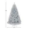 Costway 6Ft Hinged Unlit Artificial Silver Tinsel Christmas Tree Holiday w/Metal Stand 1 Costway 6Ft Hinged Unlit Artificial Silver Tinsel Christmas Tree Holiday w/Metal Stand -Outlet Xmas Decor Tree Store GUEST 8ac8c807 f3fe 4b98 8e3a c12c01013579
