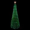 Northlight 6' Green Color Changing Multiple Function Pop Up Artificial Outdoor Christmas Tree