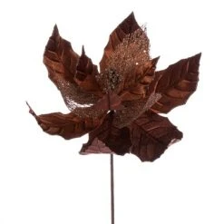 Vickerman 11" Velvet and Glitter Mesh Poinsettia Flower on Steem -Outlet Xmas Decor Tree Store GUEST 8b8d9c43 788f 4f30 bdb1 d68c07c9e922