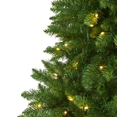 6ft Nearly Natural Pre-Lit LED Mountain Pine Artificial Christmas Tree Clear Lights 4 6ft Nearly Natural Pre-Lit LED Mountain Pine Artificial Christmas Tree Clear Lights - Image 2