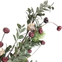 Northlight 30" Mixed Foliage with Berries and Pinecones Artificial Christmas Spray -Outlet Xmas Decor Tree Store GUEST 8d96a01a e124 42a4 868a 1835d03bf9bb