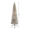 7ft Nearly Natural Pre-Lit Flocked Slim Artificial Christmas Tree Clear Lights 1 7ft Nearly Natural Pre-Lit Flocked Slim Artificial Christmas Tree Clear Lights -Outlet Xmas Decor Tree Store GUEST 8ebc590a ddec 4371 a0ac e7c6df92c3d5