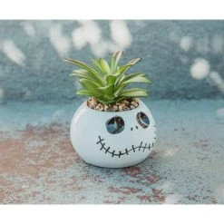 Toynk Silver Buffalo Disney The Nightmare Before Christmas Jack Skellington Ceramic Mini Planter -Outlet Xmas Decor Tree Store GUEST 8f4d1bcd e12f 4c2d 828b f03397077846