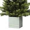 Haute Decor Haute Décor 30" Unlit Fraser Fir Artificial Christmas Tree in Wood Pot