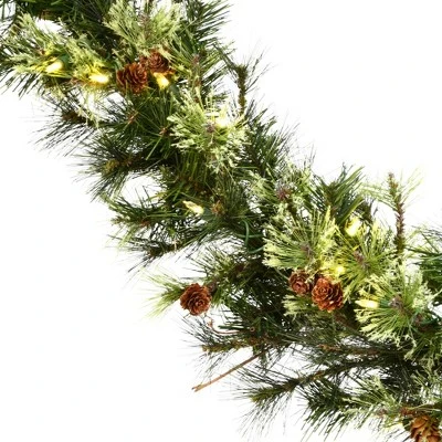 Vickerman Mixed Country Pine Artificial Christmas Garland 3 Vickerman Mixed Country Pine Artificial Christmas Garland