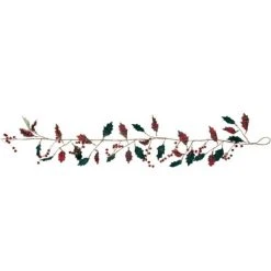 Northlight 5' Green and Red Plaid Holly with Jingle Bells Christmas Garland - Unlit -Outlet Xmas Decor Tree Store GUEST 90acb2ea 5f03 40cd bc77 1b6656a412ca