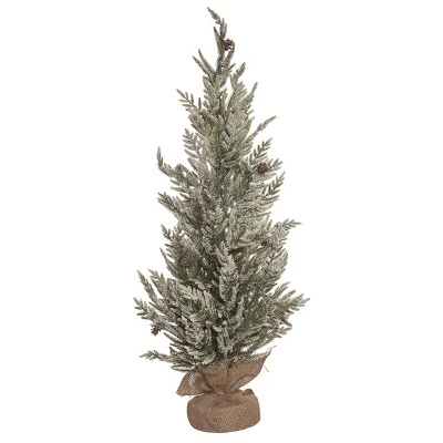 Transpac Artificial 36 in. Multicolor Christmas Relaxed Leaf Tree 3 Transpac Artificial 36 in. Multicolor Christmas Relaxed Leaf Tree