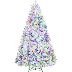 Yaheetech Pre-lit Flocked Artificial Christmas Tree -Outlet Xmas Decor Tree Store GUEST 92dafdef aef3 4799 a5d0 3e33f565d7da