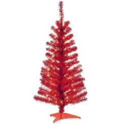 4ft Pre-lit Tinsel Artificial Christmas Tree Clear Lights - National Tree Company Red 8 4ft Pre-lit Tinsel Artificial Christmas Tree Clear Lights - National Tree Company Red -Outlet Xmas Decor Tree Store GUEST 92dc154b 8d87 4909 8695 bb7a4bfaae67