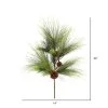 Vickerman 30" Boulder Pine Artificial Christmas Spray. Includes 2 sprays per pack.