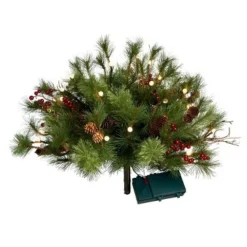 Plow & Hearth - Indoor / Outdoor Blue Ridge Urn Filler w/ Battery-Operated Dual-Function Lights