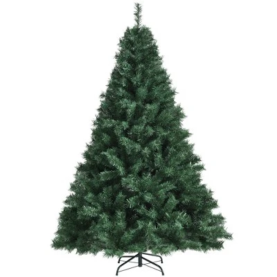 Costway 5Ft/6Ft/7Ft PVC Hinged Artificial Christmas Tree 410/648/968 Tips Holiday Decor with Metal Stand 14 Costway 5Ft/6Ft/7Ft PVC Hinged Artificial Christmas Tree 410/648/968 Tips Holiday Decor with Metal Stand - Image 12