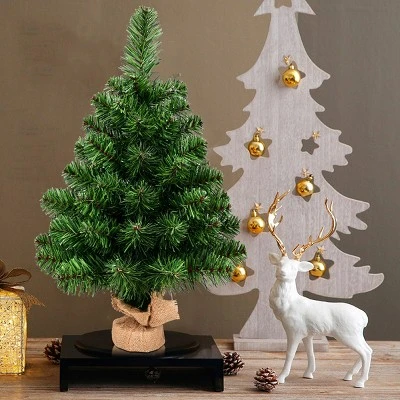 Costway 2Ft Season Decoration PVC Artificial Small Christmas Tree 3 Costway 2Ft Season Decoration PVC Artificial Small Christmas Tree