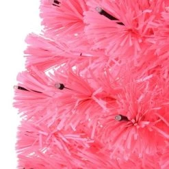 HOMCOM 35.5" Tall Pre-Lit Douglas Fir Artificial Christmas Tree with Realistic Branches, 90 Multi-Color LED Lights, Fiber Optics, and 90 Tips, Pink 13 HOMCOM 35.5" Tall Pre-Lit Douglas Fir Artificial Christmas Tree with Realistic Branches, 90 Multi-Color LED Lights, Fiber Optics, and 90 Tips, Pink -Outlet Xmas Decor Tree Store GUEST 95d76a22 4fd9 4267 9e2f 04e91e08a68f