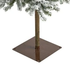 6ft Nearly Natural Pre-Lit Flocked Alpine Artificial Christmas Tree Clear Lights -Outlet Xmas Decor Tree Store GUEST 96619220 5384 4f89 b2b5 ce8aa55c7e76