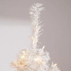 HOMCOM 6ft Tall Pre-Lit Douglas Fir Artificial Christmas Tree with Realistic Branches, 250 Warm White LED Lights and 1000 Tips, White 12 HOMCOM 6ft Tall Pre-Lit Douglas Fir Artificial Christmas Tree with Realistic Branches, 250 Warm White LED Lights and 1000 Tips, White -Outlet Xmas Decor Tree Store GUEST 995a742e f8fb 410c ac7f 015e0f4af82b