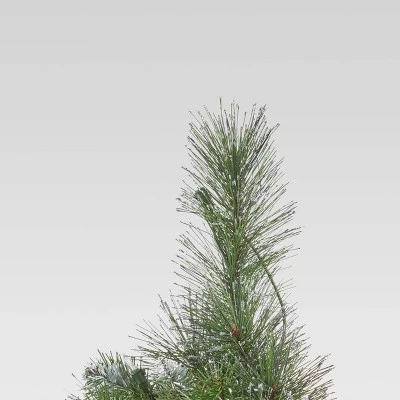 9ft Mixed Spruce Pre-Lit Hinged Full Artificial Christmas Tree with Glitter Branches Clear Lights - Christopher Knight Home 5 9ft Mixed Spruce Pre-Lit Hinged Full Artificial Christmas Tree with Glitter Branches Clear Lights - Christopher Knight Home - Image 3