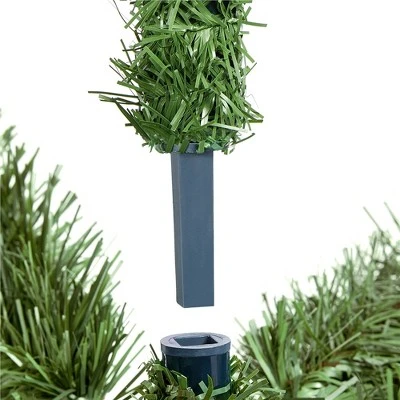 Yaheetech Pre-lit Ultra-Thick Artificial Christmas Tree Hinged Spruce Holiday Decoration, Green 9 Yaheetech Pre-lit Ultra-Thick Artificial Christmas Tree Hinged Spruce Holiday Decoration, Green - Image 7