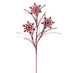 Vickerman 31" Snowflake Glitter Spray -Outlet Xmas Decor Tree Store GUEST 9ae67d1a ec0c 4425 b35c ffbbeb698450