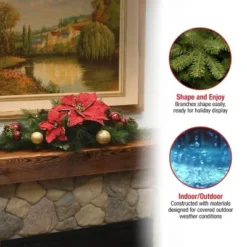 National Tree Company 30in. Decorative Collection Home for the Holidays Centerpiece -Outlet Xmas Decor Tree Store GUEST 9aed7501 e789 4908 b5b2 775fd7a2adfa