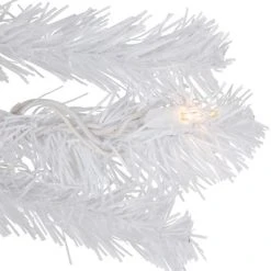 Northlight 9' x 12" Prelit Snow White Artificial Christmas Garland - Clear Lights -Outlet Xmas Decor Tree Store GUEST 9b2da6da 21fc 4195 9dc4 0b47875989e7 1