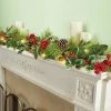 Collections Etc. Collections Etc LED Lighted Festive Holly Pine Berry Garland -Outlet Xmas Decor Tree Store GUEST 9ba6d343 870a 4273 ae09 637553bf820b