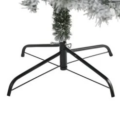 Nearly Natural 7' Pre-Lit LED Flocked Rock Springs Spruce Artificial Christmas Tree Clear Lights -Outlet Xmas Decor Tree Store GUEST 9caabd83 f17f 4af4 976e b09ea715bb7b