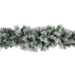 Northlight 6.75’ Unlit Flocked Pinecone Angel Pine Artificial Christmas Swag -Outlet Xmas Decor Tree Store GUEST 9cf66225 5ec1 4eb1 a2c4 ff02bdae7868