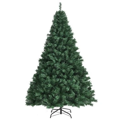 Costway 5Ft/6Ft/7Ft PVC Hinged Artificial Christmas Tree 410/648/968 Tips Holiday Decor with Metal Stand 13 Costway 5Ft/6Ft/7Ft PVC Hinged Artificial Christmas Tree 410/648/968 Tips Holiday Decor with Metal Stand - Image 11