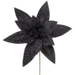Northlight 25" Black Glittered Poinsettia Christmas Floral Stem Spray 6 Northlight 25" Black Glittered Poinsettia Christmas Floral Stem Spray -Outlet Xmas Decor Tree Store GUEST 9df5d1fa 1ca9 4b2a 8c9b 0816867cbc59