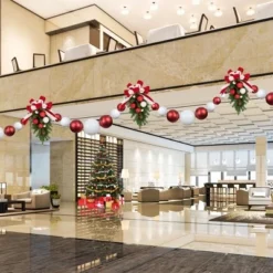 Northlight 6' Red and White Shiny and Matte Shatterproof Ball Christmas Swag 8 Northlight 6' Red and White Shiny and Matte Shatterproof Ball Christmas Swag -Outlet Xmas Decor Tree Store GUEST 9e888420 952d 4c0e 8d85 752dfea22263