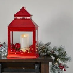 NOMA Snow Dusted Berry and Pinecone 9 Foot Pre Lit 162 PE and PVC Pine Needle Christmas Garland Indoor and Outdoor Home Holiday Mantle Decor -Outlet Xmas Decor Tree Store GUEST 9ed68171 0121 4449 a926 8510c0bbbe6e