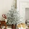 40" Pre-lit LED Glitter Flocked Balsam Fir in Basket Mini Artificial Christmas Tree Warm White Lights - Wondershop™ -Outlet Xmas Decor Tree Store GUEST 9ee8cd05 522d 4ad7 bf65 c488341dd161