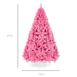 Best Choice Products Artificial Pink Christmas Full Tree Festive Holiday Decoration w/ Stand 16 Best Choice Products Artificial Pink Christmas Full Tree Festive Holiday Decoration w/ Stand -Outlet Xmas Decor Tree Store GUEST a09582eb 473f 4d8a 841c 826e2b4fec36