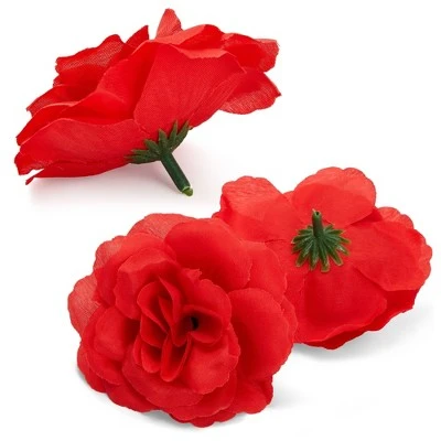 Bright Creations Juvale 50 Pack Red Artificial Silk Cloth Roses, 3 Inch Stemless Fake Flowers Roses for Wall Decorations, Wedding Receptions, Spring Decor 10 Bright Creations Juvale 50 Pack Red Artificial Silk Cloth Roses, 3 Inch Stemless Fake Flowers Roses for Wall Decorations, Wedding Receptions, Spring Decor - Image 8