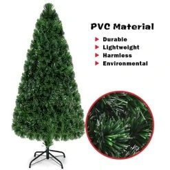 Costway Pre-Lit Fiber Optic Artificial PVC Christmas Tree 6Ft 13 Costway Pre-Lit Fiber Optic Artificial PVC Christmas Tree 6Ft -Outlet Xmas Decor Tree Store GUEST a162a08b de0d 4a6f bad7 4b13deb0e9f1