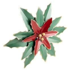 Northlight 14" Small Green and Red Metal Poinsettia Christmas Wall Hanging -Outlet Xmas Decor Tree Store GUEST a2f17002 f611 432e a308 b673d3868ba3