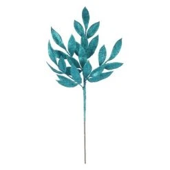 Vickerman 22" Artificial Glitter BayLeaf Spray -Outlet Xmas Decor Tree Store GUEST a34b6aa8 227b 406a 8210 1257f6665142