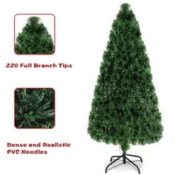 Costway Pre-Lit Fiber Optic Artificial PVC Christmas Tree 6Ft 14 Costway Pre-Lit Fiber Optic Artificial PVC Christmas Tree 6Ft -Outlet Xmas Decor Tree Store GUEST a3a1260d 1d2f 42f0 8160 5ad5cee0ed32