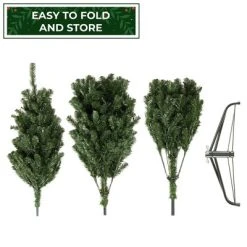 Casafield Pre-Lit Artificial Green Spruce Christmas Tree with Metal Stand -Outlet Xmas Decor Tree Store GUEST a3f307ee a2c1 416e 9b00 fdc0bfa0d5cd