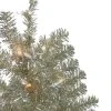 Northlight 3' Metallic Platinum Artificial Tinsel Christmas Tree - Clear Lights -Outlet Xmas Decor Tree Store GUEST a674f9b9 cf85 4136 a705 5c7196291f7e
