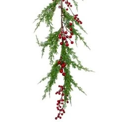 Northlight 5' x 10" Frosted Red Berry Artificial Christmas Garland, Unlit 11 Northlight 5' x 10" Frosted Red Berry Artificial Christmas Garland, Unlit -Outlet Xmas Decor Tree Store GUEST a697d272 2a86 4238 8992 184648707ba5