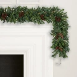 Vickerman Artificial Cheyenne Pine Garland -Outlet Xmas Decor Tree Store GUEST a7241aca da62 464e a247 121443047909