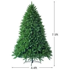 Costway 7.5ft Artificial Christmas Fir Tree 1968 Branch Tips -Outlet Xmas Decor Tree Store GUEST a7e587f5 b573 4e7e 946b 93f377fe1317