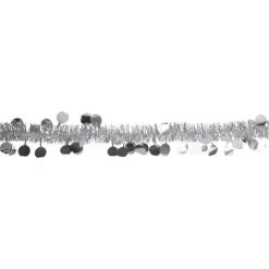 Northlight 50' x 1.5" Silver Tinsel Christmas Garland with Polka Dots - Unlit 5 Northlight 50' x 1.5" Silver Tinsel Christmas Garland with Polka Dots - Unlit -Outlet Xmas Decor Tree Store GUEST a7e798c3 5ca0 4b82 834a 58e5a20edabb