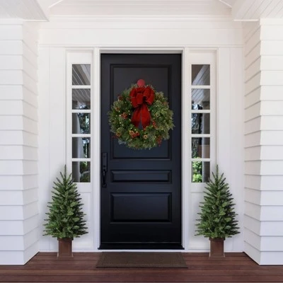 Haute Decor Haute Décor 3.5' Unlit Potted Berkeley Fir Artificial Christmas Tree 4 Haute Decor Haute Décor 3.5' Unlit Potted Berkeley Fir Artificial Christmas Tree - Image 2