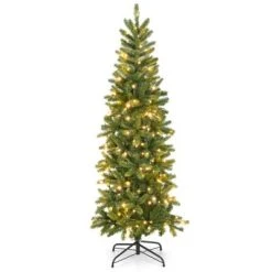 Costway 5FT Pre-Lit Hinged Artificial Christmas Tree with 390 Tips & 180 Multicolor Lights -Outlet Xmas Decor Tree Store GUEST a861d23a 0d9d 4e70 9ca1 ac6e1f6c9cc0